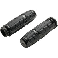 Chicane™ Grips — 25.4 mm (1\") handlebar, Black, Gloss