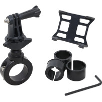 Power Vision 3 Handlebar Mount Kit — 22 mm, 25.4 mm, 28.6 mm, 31.8 mm (7/8", 1", 1-1/8", 1-1/4"), Black, flat finish