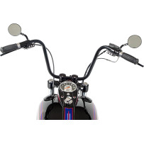 ViewTech 7 Billet Mirror — 83 mm (3-1/4"), Black anodized