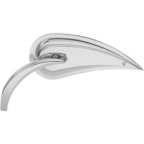 Rad III Mirror — 7" W, 3" H, 5/16"-18, Chrome