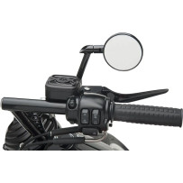 Vision Series Mirror — 69.85 mm (2-3/4\") head, Black, screw-in mount