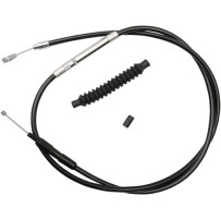 Black Vinyl Clutch Cable — Fits ape hanger 12"–14"