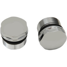 Chrome Fork Tube Plugs and Caps