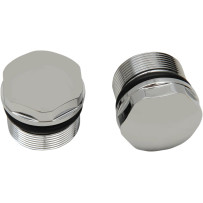 Chrome Fork Tube Plugs and Caps