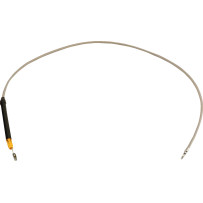 Stainless Steel Braided Clutch Cable — 30.5 cm–35.5 cm (12"–14"), Ape hanger fit, Polished