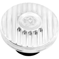 Custom Gas Cap — Vented, Screw On, Chrome