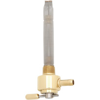 Power-Flo Fuel Valve — 3/8" NPT outlet, 7.9 mm (5/16") hose barb, Gold