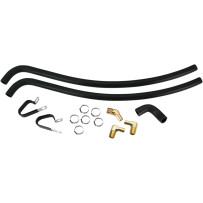 Oil Line Kit — fits '07–'16 Touring, Black, Silver, Gold