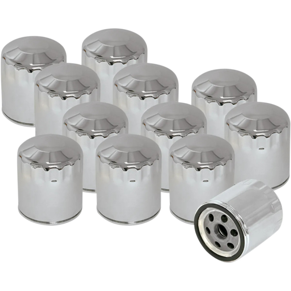 Oil Filter — Canister, Chrome