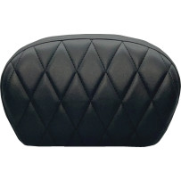 Sissy Bar Pad — 8 in H, 11-3/4 in W, 2-1/2 in T, Black