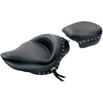 Wide Vintage Solo Seat — 35.5 cm (14") driver length, 38 cm (15") driver width, Black