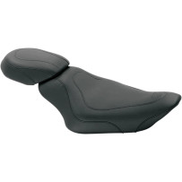 Tripper™ Synthetic Leather Solo Seat — 38 cm (15") length, 28 cm (11") width, Black