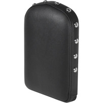 Gravestone Sissy Bar Pad — 16.5 cm (6-1/2") width, 28 cm (11") height, 38 mm (1-1/2") thickness, Black