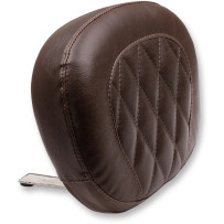 Sissy Bar Pad — 23 cm (9\"), 20.5 cm (8\"), Brown