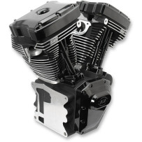 T124 Low Compression Long Block Engine — 124 cu in, 4.125 in bore, 4.625 in stroke, 10.2:1