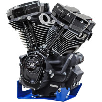 MK136 Black Edition Engine with 550G Cam — 136", black powder coat
