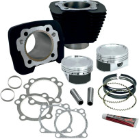 1200cc Conversion Kit for XL883 — 1200 cc, 3.500 in bore, 9.4:1, powder-coated wrinkle black