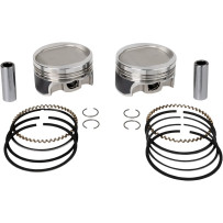 Tracker Series™ Piston Kit — 3.498" bore, 3.812" stroke, 1200 cc, 9.5:1
