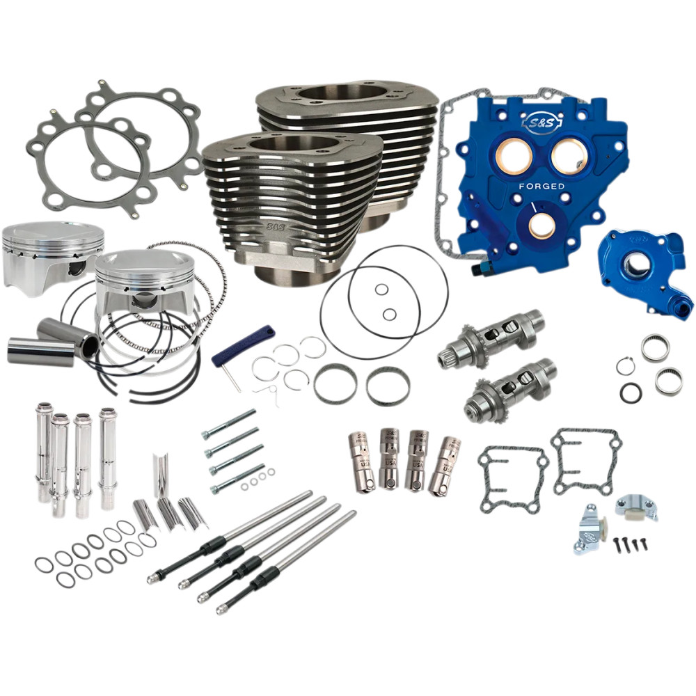 110" Power Package Performance Kit — 4" bore, 10.5:1 compression, Black
