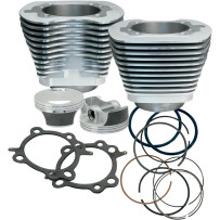 Big Bore Cylinder Kit — 3.927" bore, 4.000" stroke, 97 cu in, Silver