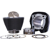 Big Bore Cylinder Kit — 4.320" bore, 4.375" stroke, 129 cu in, Wrinkle Black