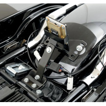 EZ Glide Receiver Mechanism — fits Dresser/Touring models with OEM one-piece slotted seat, Black