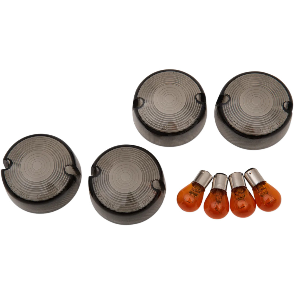 Smoked Turn Signal Lens Kits — 12V