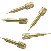 Idle Mixture Screws — 5-pack, gold, Super E & Super G