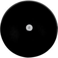 Millenium Air Cleaner insert — Black, billet aluminum