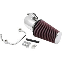 Aircharger® Intake System with Mandrel-Bent Aluminum Intake Tube Kit — Chrome, 57-1126P