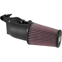 Aircharger® Performance Intake System Kit — 133 mm filter height, Black