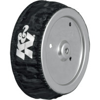 Drycharger Air Filter Wrap — 140 mm (5.50") inside diameter, 54 mm (2.13") height, Black