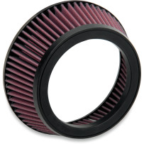 Replacement Air Filter for La Choppers/Affliction Air Cleaners — 6.50 in (165.10 mm), Red