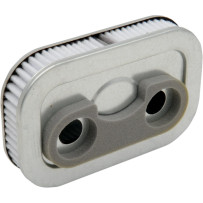 Replacement Air Filter — Silver, White