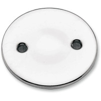 Dimpled Inspection Cover — Chrome, 2 Hole