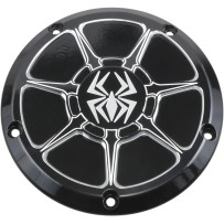 Derby Cover — Black gloss, fits Rekluse and OEM clutches