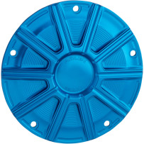 10-Gauge Derby Cover — 5-hole, Blue anodized