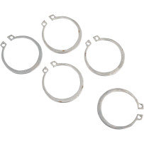 Snap Rings — 5-speed, Silver, 5-pack