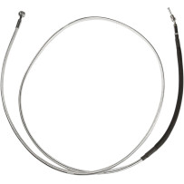 Alternate Length Hydraulic Clutch Line — 80 in (203 cm), 10 mm 35° banjo, Chrome