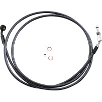 Hydraulic Clutch Line — 76" length, 10 mm 35° banjo, Black Pearl