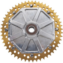 Universal Cush Drive Chain Conversion System — 530 chain, 53 tooth, Gold