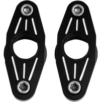 Swingarm Pivot Blocks — Pair, Anodized Black, Aluminum