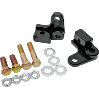 Rear Lowering Kit — Lowers 25 mm, 40 mm, Black, Powder-coated