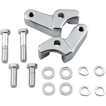 Rear Lowering Kit — Lowers 25.4 mm (1.00"), Chrome
