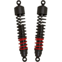 Stiletto Shocks — 318 mm (12.50 in), rear, black, red