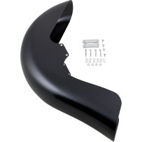 Benchmark Front Fender for Dresser — 6-1/2" Fender, 26" wheel fit, raked frame, Black