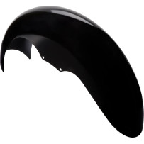 Tire Hugger Front Fender for Dresser — 16" ,17" ,18" ,19" wheels, 39-1/2" contour, Black E-Coating
