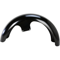 Tire Hugger Front Fender for Dresser — 16", 17", 18", 19" fit, Black E-coating