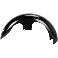 Tire Hugger Front Fender for Dresser — 5-7/8" fender width, 21" wheel, Black