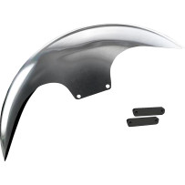 Cafe Front Fender For 21" Wheel — 21" wheel, Natural finish